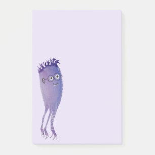 Nerdy Character Funny Cute Geek Post-it Notes