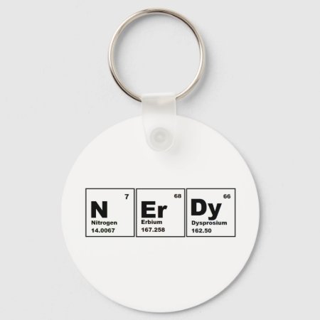 Nerdy Chemistry Product! Keychain