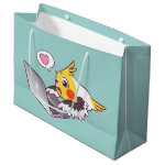 Click here to buy this Nerdy cockatiel Macbook parrot gift bag! Nerdy cockatiel Macbook parrot gift bag