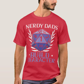 Nerdy Dad RPG Gaming D20abletop Games Funny RPG Ga T-Shirt