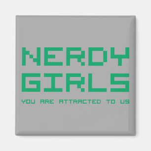 Nerdy Girls 2 Magnet