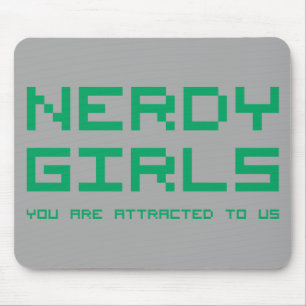 Nerdy Girls 2 Mouse Pad