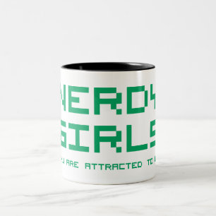 Nerdy Girls 2 Two-Tone Coffee Mug