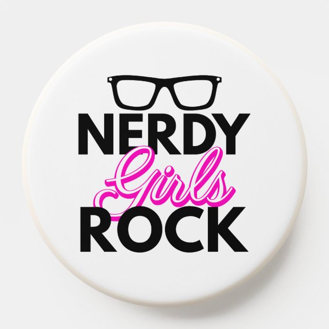 Nerdy Girls Rock Design PopSocket (Popsocket)