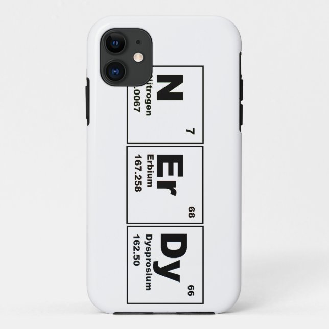 Nerdy iphone case (Back)