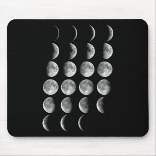 Nerdy Leonard Moon Phases Space Science Student Te Mouse Pad