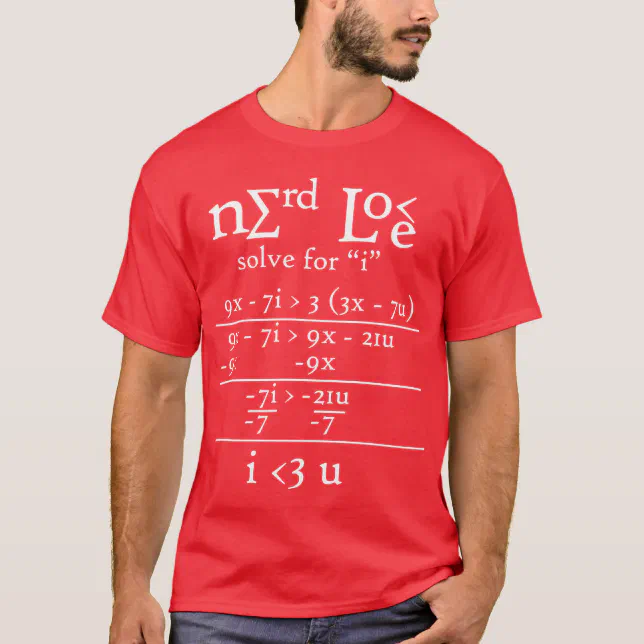 Nerdy Love T-Shirt | Zazzle