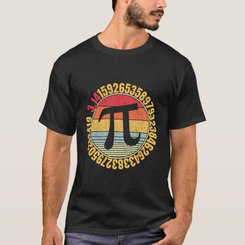 Nerdy Math Pi Symbol Mathlete T_Shirt