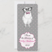 Nerdy Owlet - bookmark library (Front)