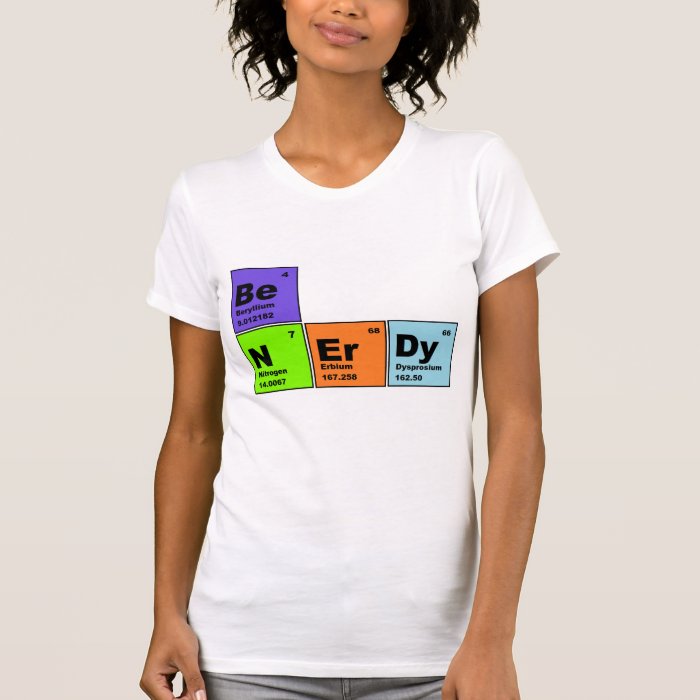 Nerdy Periodic Table T shirt