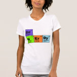 Nerdy Periodic Table T-shirt at Zazzle