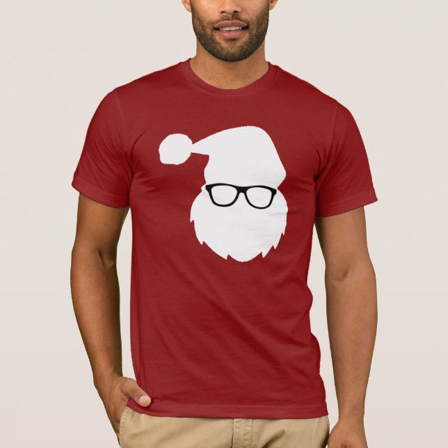 Nerdy Santa T-Shirt (Front)