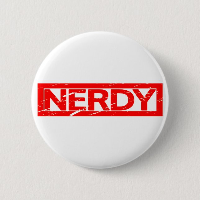 Nerdy Stamp Button (Front)