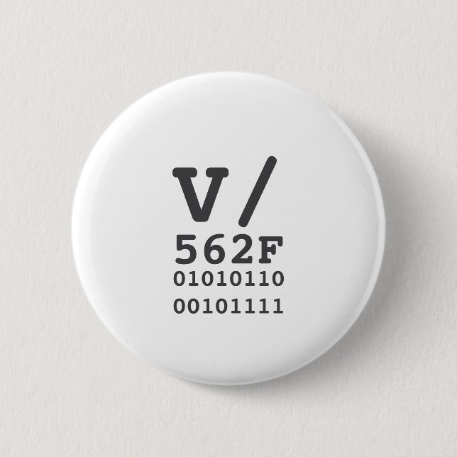 Nerdy Subtle Protest Hat Button (Front)