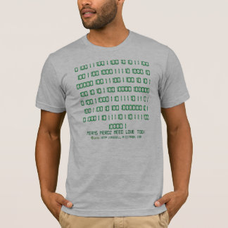 Nerdz Binary Hidden Message T-Shirt