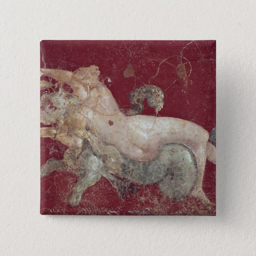 Nereid astride a sea tiger from Stabiae Pinback Button