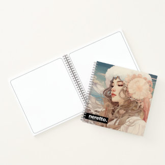 Neretto 8.5" x 8.5" Spiral Notebook