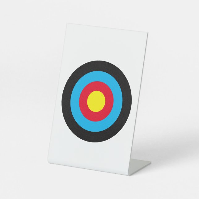 Nerf Gun Target Pedestal Sign (Front)