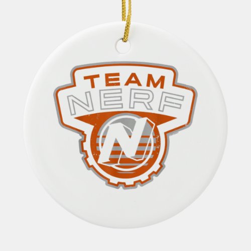 Nerf Team Nerf Logo Ceramic Ornament