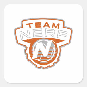 Nerf Team Nerf Logo Square Sticker