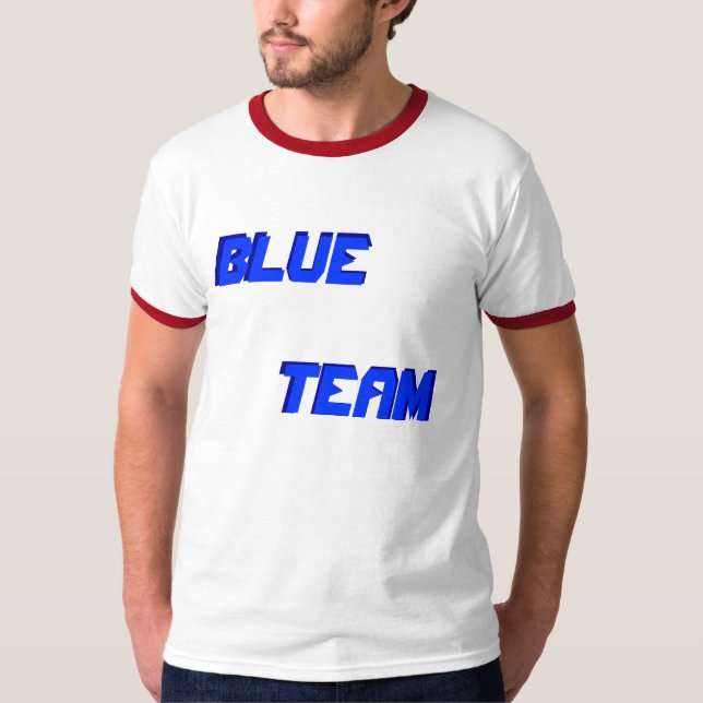 Nerf Wars Blue Team Tee (Front)