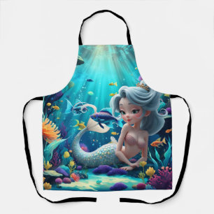 Nerina – The Gentle Mermaid of Coral Dreams. Apron