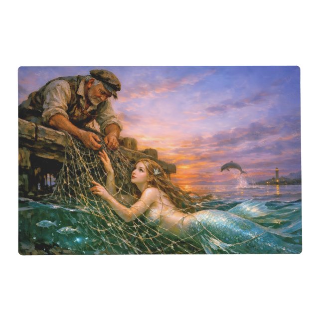 Nerithea and the Moral Catch - Fisherman’s Dilemma Placemat (Front)