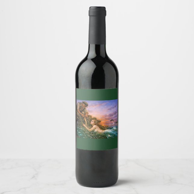 Nerithea and the Moral Catch - Fisherman’s Dilemma Wine Label (Front)
