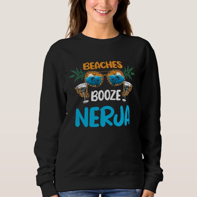 Nerja Beaches Funny Spain Vacation Matching Sweatshirt (Front)