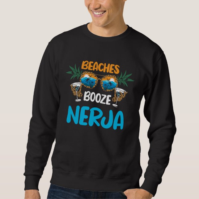 Nerja Beaches Funny Spain Vacation Matching Sweatshirt (Front)