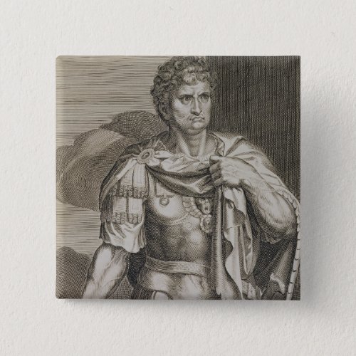 Nero Claudius Caesar Emperor of Rome 54_68 AD engr Button