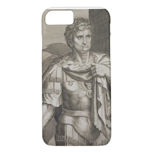 Nero Claudius Caesar Emperor of Rome 54_68 AD engr iPhone 87 Case