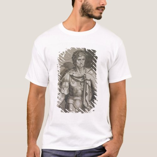 Nero Claudius Caesar Emperor of Rome 54_68 AD engr T_Shirt