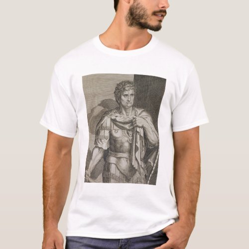 Nero Claudius Caesar Emperor of Rome 54_68 AD engr T_Shirt