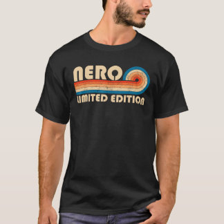 NERO Surname Retro Vintage 80s 90s Birthday Reunio T-Shirt