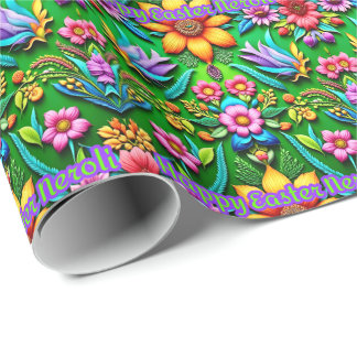 NEROLI ~ EASTER FLOWERS ~ WRAPPING PAPER