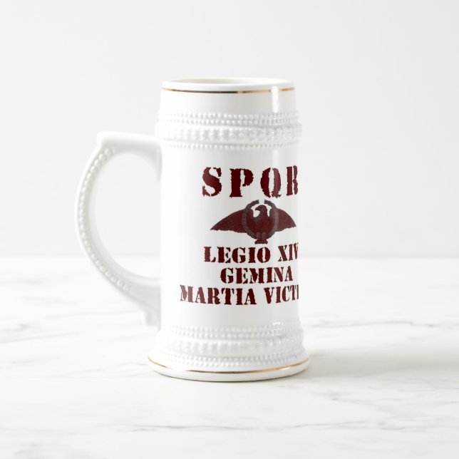 Nero's 14th 'Mars Victorious' Roman Legion Stein (Left)