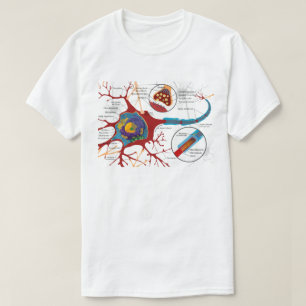 Nerve Cell Diagram Science T-Shirt