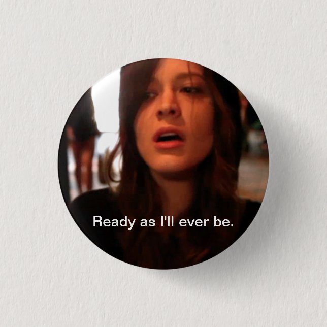 Nervous Eliza Button (Front)