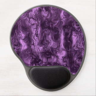 Nervous Energy Grungy Abstract Art Amethyst Orchid Gel Mouse Pad