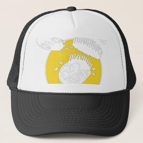 nervous record t_shirt trucker hat