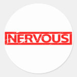 Nervous Stamp Classic Round Sticker