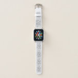 Nes Gadol Haya Sham - Hebrew Dreidel Chanukah Apple Watch Band<br><div class="desc">Four words for the four letters you find on a dreidel: nun (nes),  gimel (gadol),  hey (haya),  shin (sham),  which stand for,  "A great miracle happened there". 
Simple and striking design for all who love Hebrew typography. Great idea for a Chanukah/Hanukkah gift.</div>