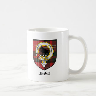 Nesbitt Clan Crest Badge Tartan Coffee Mug