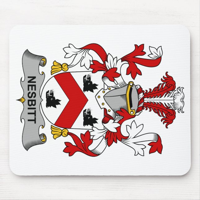 Nesbitt Family Crest Mouse Pad (Front)