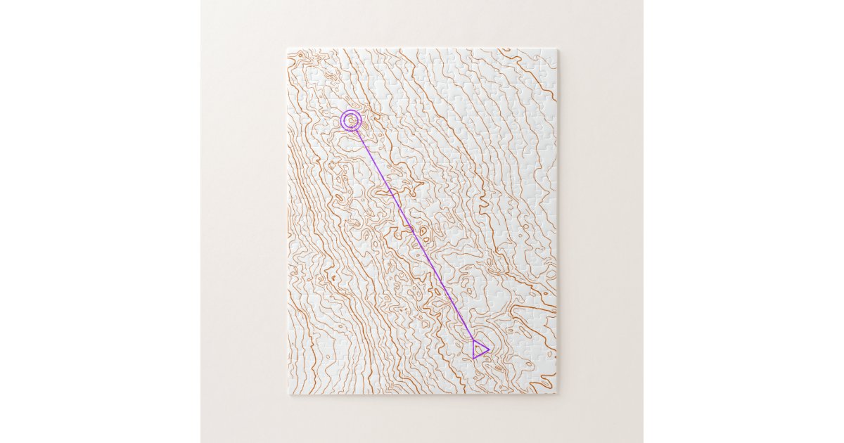 Nescopeck Orienteering Map Jigsaw Puzzle Zazzle