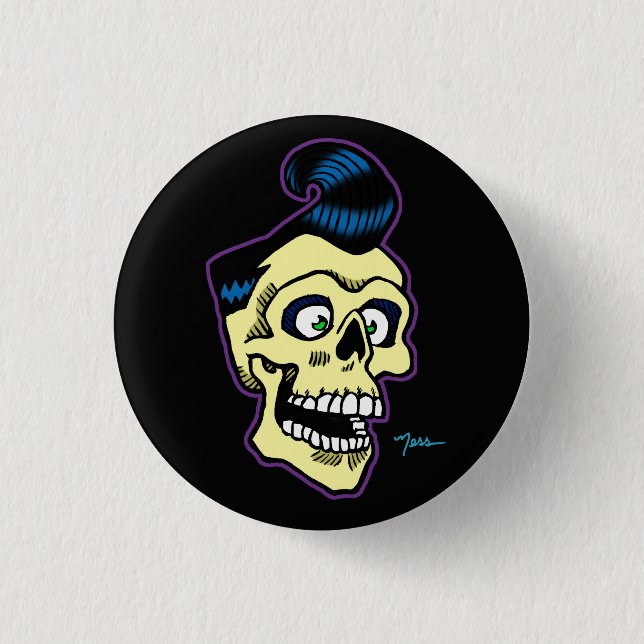 Ness Rockabilly 00 Button (Front)