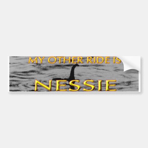 NESSIE BUMPER STICKER