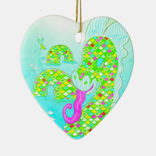 Nessie Ceramic Ornament