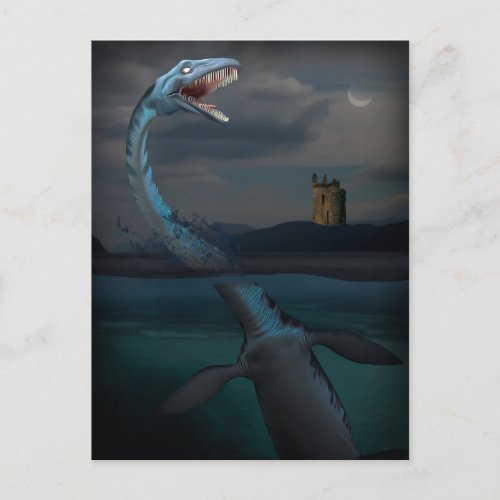 Nessie Cryptid Postcard